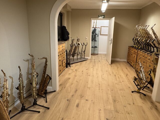 Renovierter Ausstellungsraum